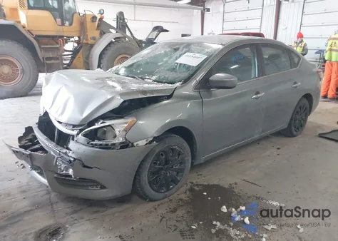 2014 Nissan Sentra Sv z USA, uszkodzony, nr VIN 3N1AB7APXEL616224